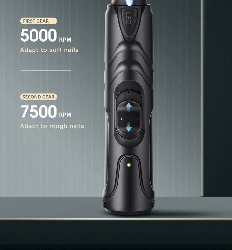 Salon-Style Electric Pet Nail Polisher & Grooming Tool