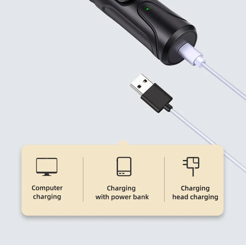 Salon-Style Electric Pet Nail Polisher & Grooming Tool