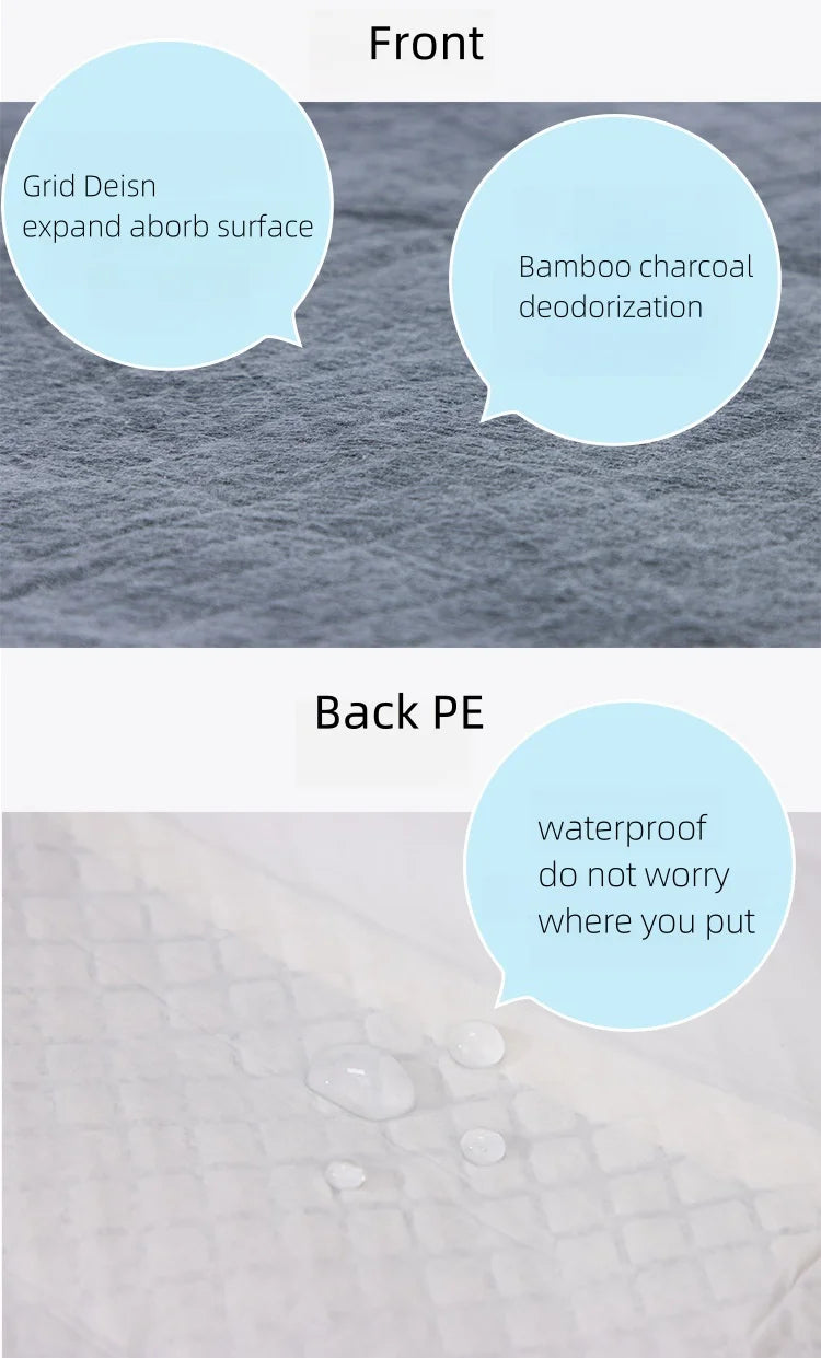 Disposable Leak-Proof Charcoal Pet Pee Pads