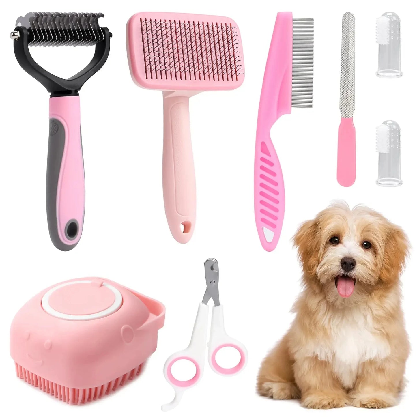 8-Piece Premium Pet Grooming Kit – Keep Your Pet Looking & Feeling Their Best!