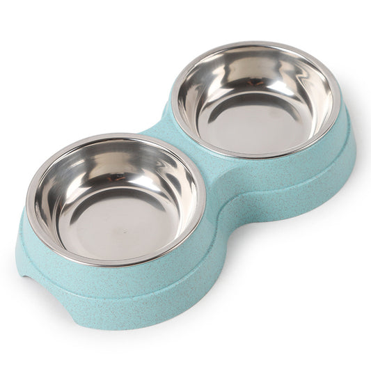 Double Pet Bowl 2-in-1 Medium Sized Bowls